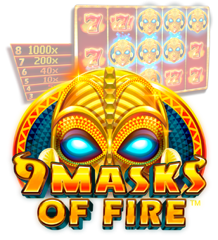 9 Masks of Fire™ présenté par Microgaming